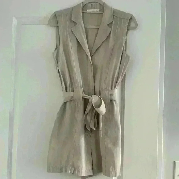 Mango Playsuit Bowie Tan XS - Picture 1 of 7